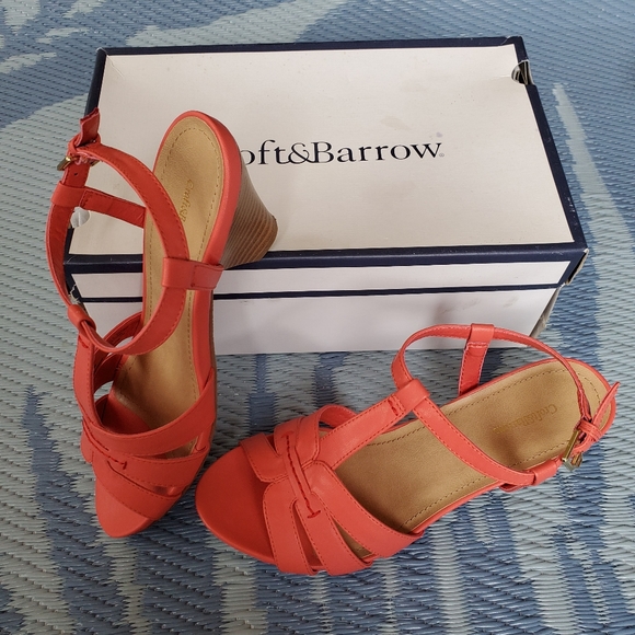 croft & barrow Shoes - Croft & Barrow Coral Colored Heeled Sandals